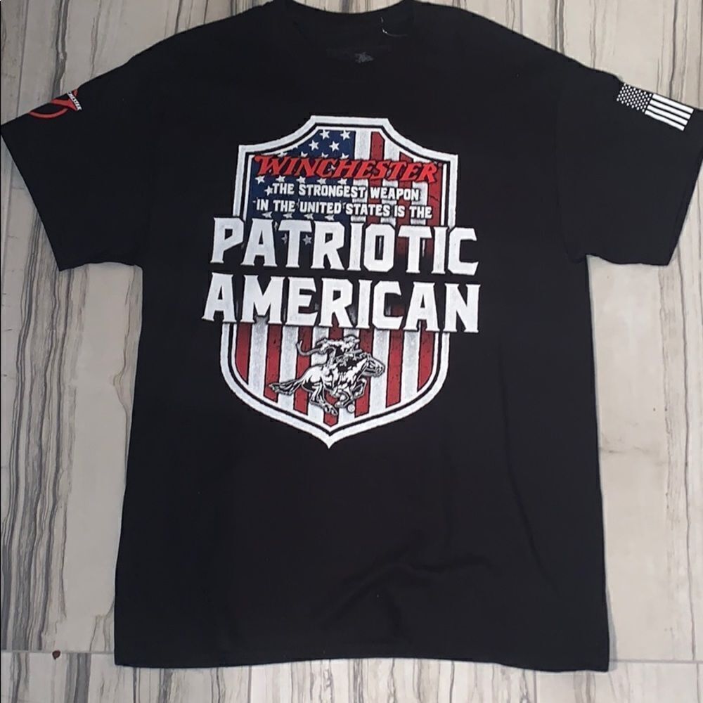 Mens patriotic winchester t shirt